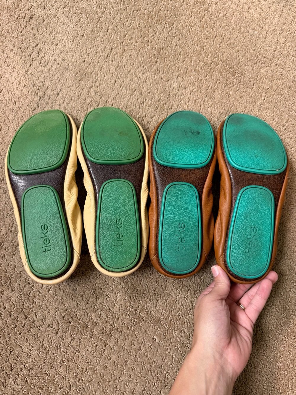 2 Pairs of Tieks Flats - Picture 3 of 11